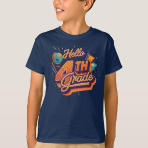 Hallo 4. Klasse   von Asarteon T-Shirt