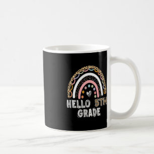 Hallo 5. Klasse Leopard Regenbogen Fünfte Klasse T Kaffeetasse