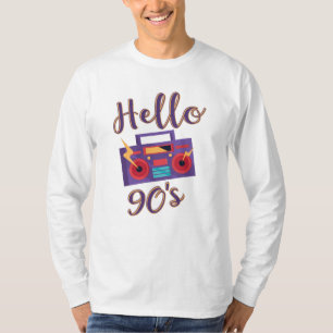 Hallo 90er Radiokassettenrekorder T-Shirt