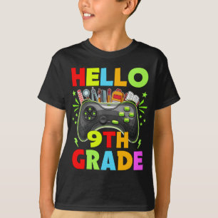Hallo 9. Klasse Lehrer 9. Klasse Zurück zur Schule T-Shirt