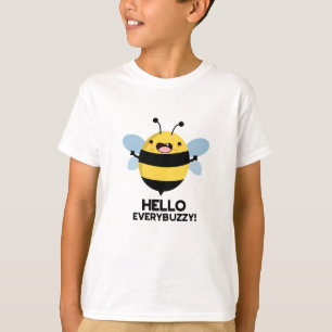 Hallo allbuzzy Funny Bee Pun T-Shirt