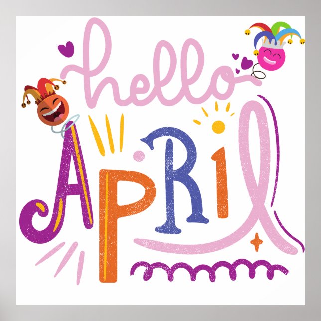 Hallo April Poster (Vorne)