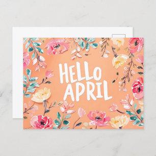 Hallo April, Postüberquerung Postkarte