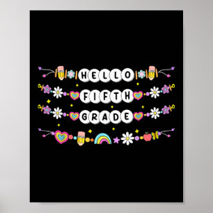 Hallo Armbänder Freundschaftsbänder der fünften Kl Poster