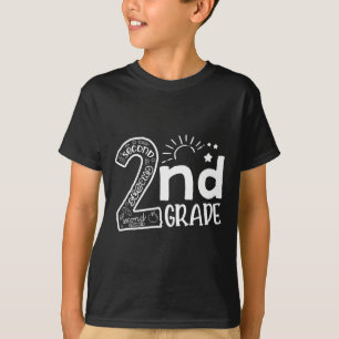 Hallo auf die zweite Klasse Lehrer Jungs und Team T-Shirt