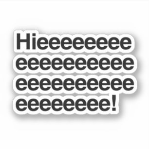 Hallo! Aufkleber