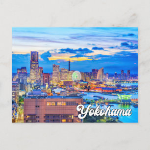 Hallo aus Beautiful Yokohama, Japan Postkarte