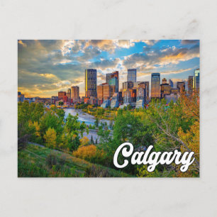 Hallo aus Calgary, Alberta, Kanada Postkarte