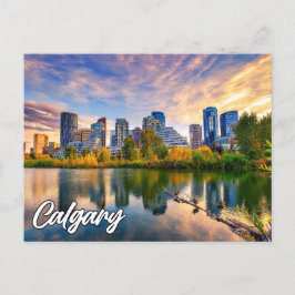 Hallo aus Calgary, Alberta, Kanada Postkarte