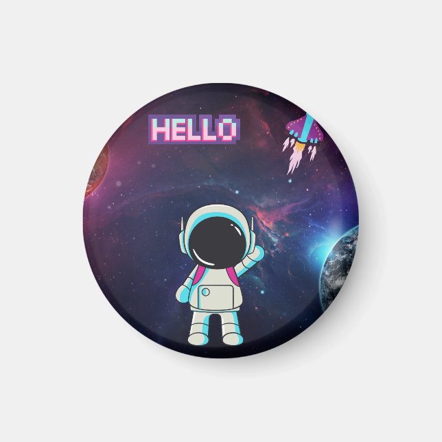 Hallo aus dem All, Magnet (Vorne)