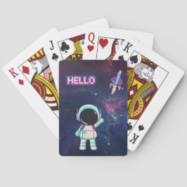 Hallo aus dem All. Spielkarten