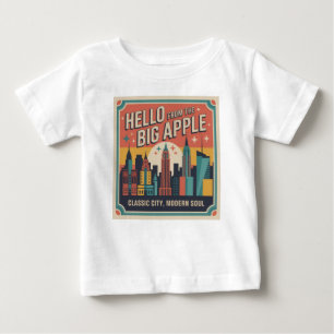 Hallo aus dem Big Apple New York Baby T-shirt
