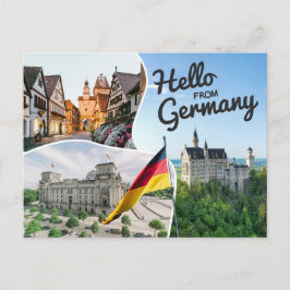 Hallo aus Deutschland Postkarte