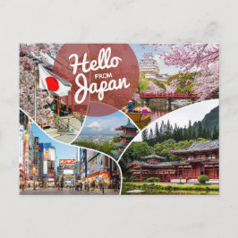 Hallo aus Japan Postkarte