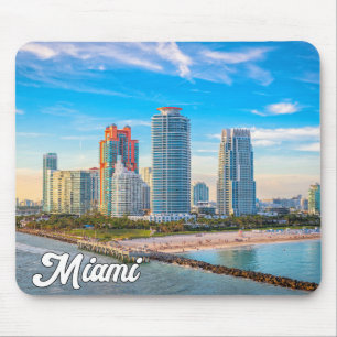 Hallo aus Miami, Florida, Vereinigte Staaten Mousepad