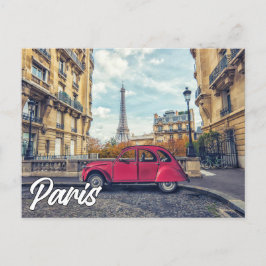 Hallo aus Paris, Frankreich Postkarte