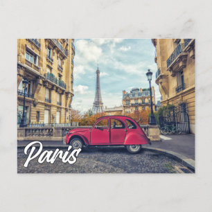 Hallo aus Paris, Frankreich Postkarte