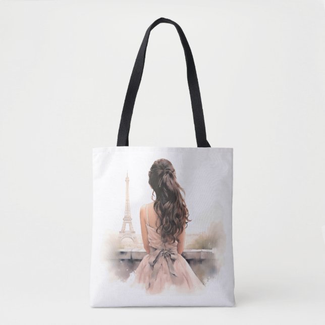 Hallo aus Paris Tote Bag Tasche (Vorderseite)