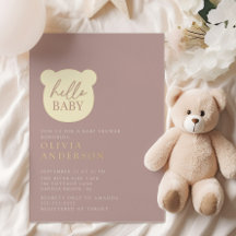 Hallo Baby Bär Baby Shower