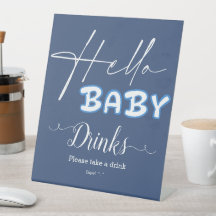 Hallo Baby Elegante Dunkelblaue Getränke für die B