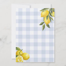 Hallo Baby Lemon Jungen Baby Shower Einladung