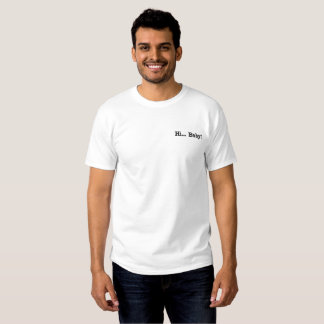 Hallo Baby Mütze Besticktes T-Shirt