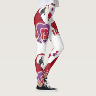 Hallo Baby Parrot mit Herz Leggings