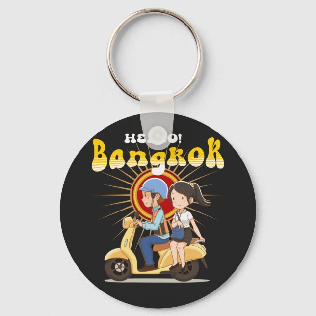 Hallo Bangkok Schlüsselanhänger (Vorderseite)