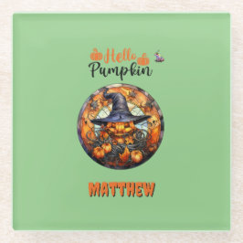 Hallo Beängstigend Hallowe'en Pumpkin Glasuntersetzer