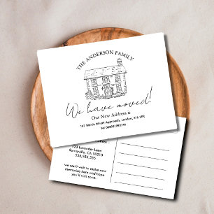 Hallo, bearbeitbar Wir sind neu im Nachbarschafts- Postkarte