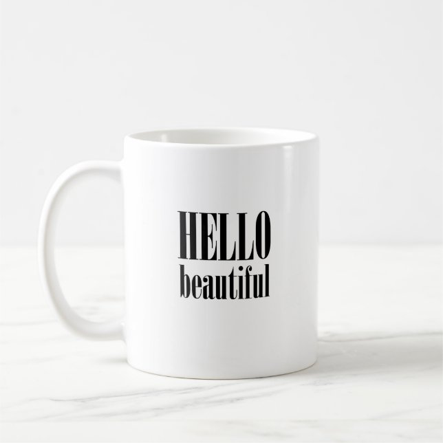 Hallo Beautiful Kaffeetasse (Links)