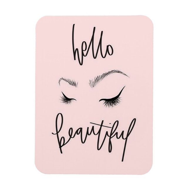 Hallo Beautiful Magnet (Vertikal)
