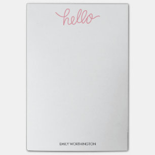 Hallo Beschriftung kundenspezifische Posten-it® Post-it Klebezettel