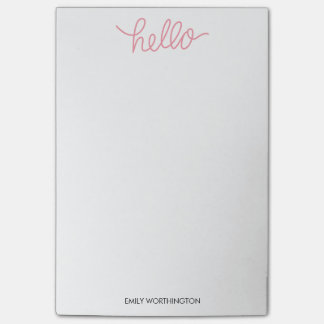 Hallo Beschriftung kundenspezifische Posten-it® Post-it Klebezettel