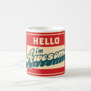 Hallo bin ich fantastische Tasse