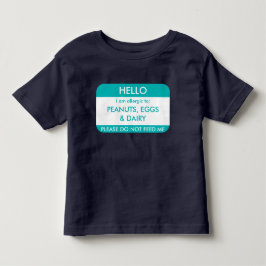 Hallo bin ich zu kundengebundenem kleinkind t-shirt