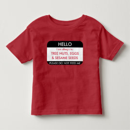 Hallo bin ich zu kundengebundener kleinkind t-shirt