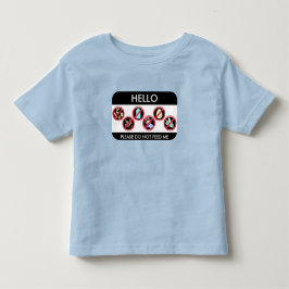 Hallo bin ich zum kundenspezifischen kleinkind t-shirt