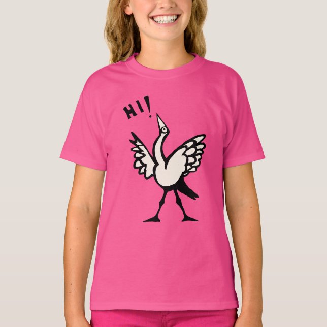 Hallo Birdie! T-Shirt (Vorderseite)