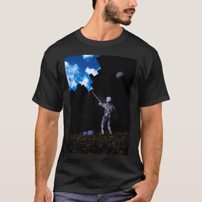 Hallo Blauer Himmel T-Shirt (Vorderseite)
