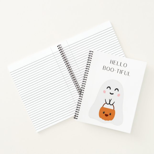 Hallo BOO-TIFUL Notizbuch (Innenseite)
