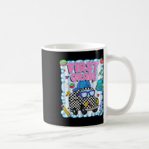 Hallo Buslehrer der ersten Klasse Schüler Zurück Kaffeetasse