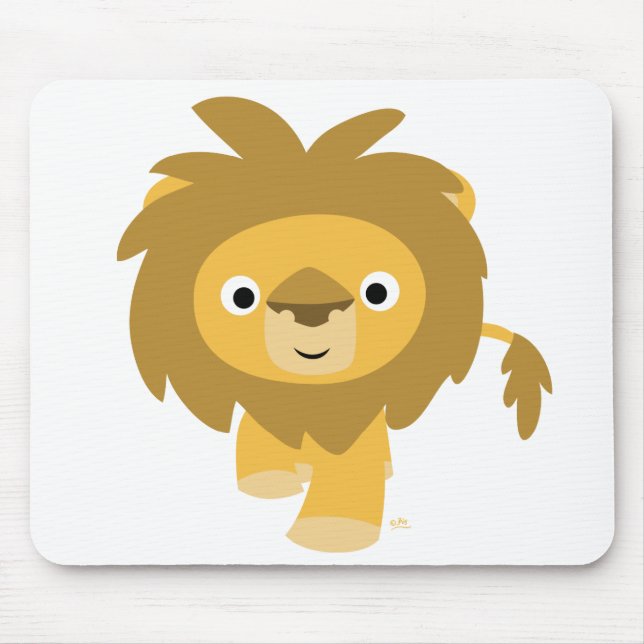 Hallo! Cartoon Lion mousepad (Vorne)