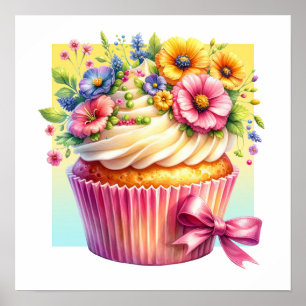 Hallo Cupcake Poster