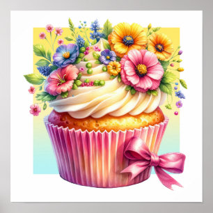 Hallo Cupcake Poster