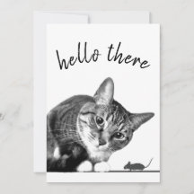 Hallo da & Auf Wiedersehen Katze und Maus niedlich