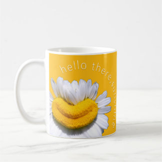 "Hallo da, Sonnenschein" Chamomile Smile Tasse