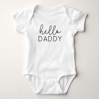 Hallo Daddy Pregnancy Ankündigung für Husband Baby Strampler