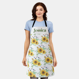 Hallo die Frühlingsblume Schürze personalisieren
