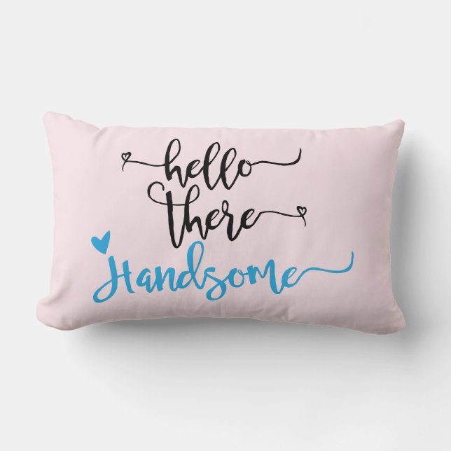 Hallo dort Handsome Valentine/Wedding/Liebe Kissen (Vorderseite)